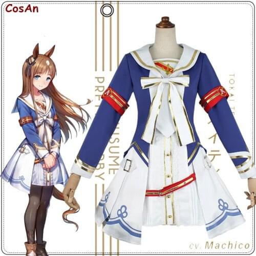 Hot Game Umamusume:Pretty Derby Grass Wonder Cosplay Costume Fashion Lovely Uniform Dress Activity Party Role Play Clothing