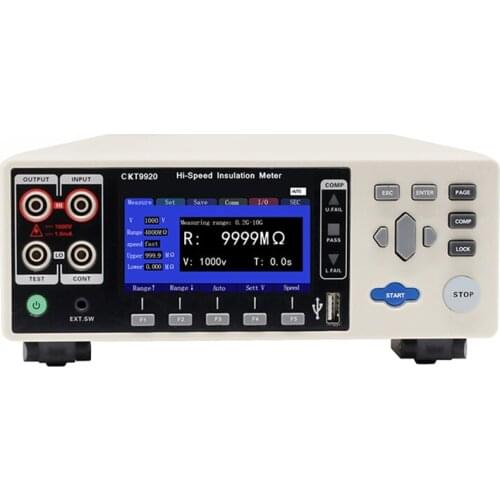 CKT9920 Insulation Resistance Meter for High Resistance Measurement