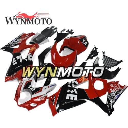 Red and Black Complete Fairings For GSXR1000 2007 2008 07 08 K7 ABS Plastic Fairing kit Sportbike Bodywork Kit