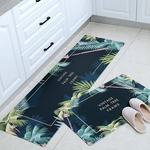 Kitchen floor mats alfombra entrance carpet creative home floor mats oil and water proof cartoon door mat pvc rug kitchen rug