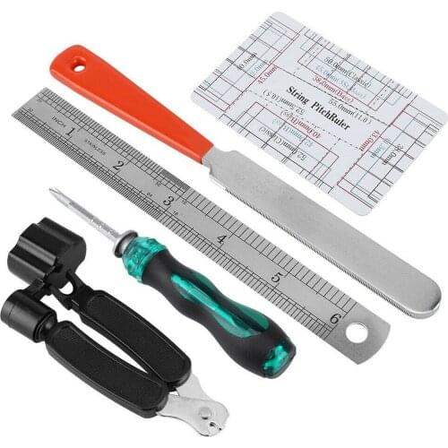 Luthier Guitar Care Kit Repair Maintenance Tools Full Set Guitar Tools for Guitar Accessories Parts