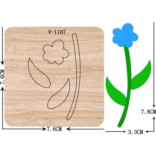 New Flower wooden dies cutting dies for scrapbooking /Multiple sizes /V-1187