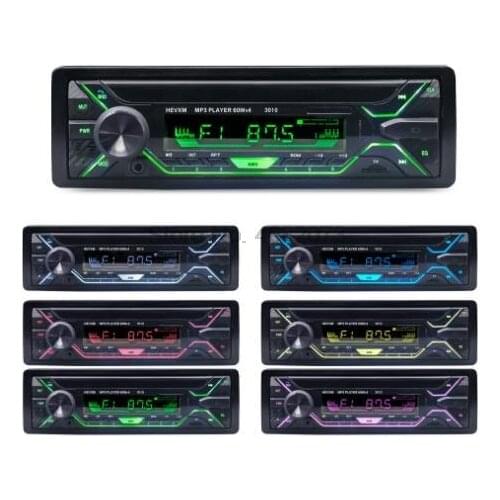 By DHL or Fedex 20pcs Car Auto Radio 12V Bluetooth Stereo Audio MP3 Player FM Radio Receiver Support Aux Input SD USB 3010