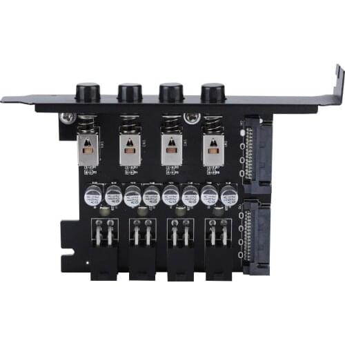 HDD Hard Drive Power Supply Switch Control Module SATA Drive Switcher for Desktop PC Computer with 4pcs 15Pin Power Supply Cable