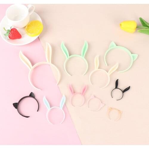 Doll Rabbit Cat Shape Headband Embryo DIY Parts 1/3 1/4 1/6 1/8 for Doll Accessories