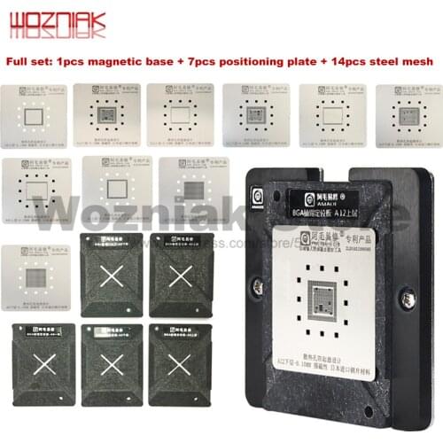 Best Sellers Template for IPHONE 6 6P 6S 6SP 7G 7P 8 8P XS XR XSMAX A8 A9 A10 A11 A12 CPU BGA Repair Tin Panting Steel Mesh