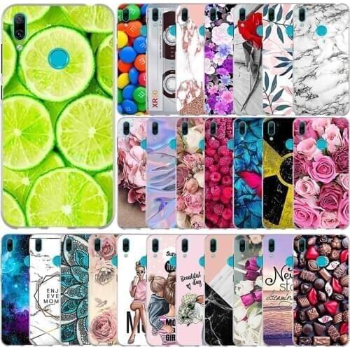 Silicone TPU Phone Case For Huawei Y7 2019 Soft TPU Case Cover For Huawei Y7 2019 Case For Huawei Y 7 Y7 2019 Case Bumper Capas