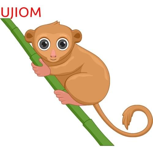 UJIOM Tarsier Standing Home Decoration Bedroom Living Room Decorations Wall Stickers Home Office Room Decor Decorative Decals
