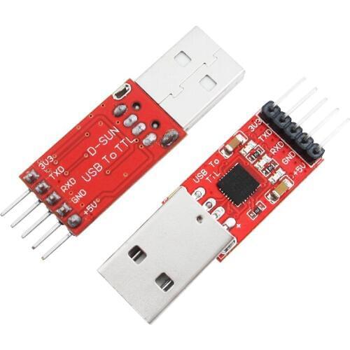 10sets/lot new CP2102 Serial Converter USB 2.0 To TTL UART 5PIN Module with Dupont line
