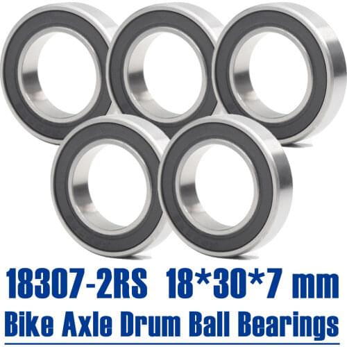 18307RS Bearing (5 Pcs) 18*30*7 mm Bicycle Axle 18307-LBLU Drum Ball Bearings 18307 6903/18 MR18307