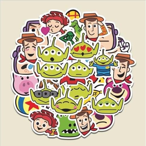 40pcs Toy family Rally waterproof 2021 Stickers For Suitcase Skateboard Laptop Luggage Fridge Phone DIY Decal Sticker