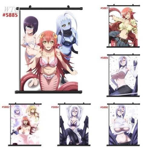 Anime Posters Monster Musume No Iru Nichijou Retro Poster Canvas Painting Wall Decor Wall Art Picture Room Decor Home Decor