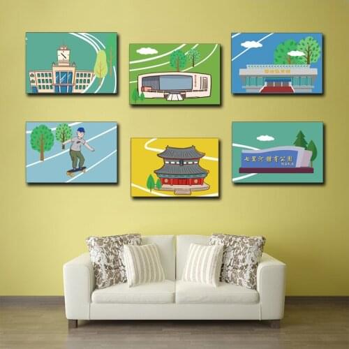 DIY colorings pictures by numbers with colors campus anime picture drawing painting by numbers framed Home