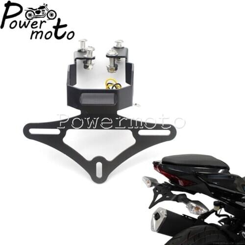 For Kawasaki Z400 Ninja 400 2017-2019 Tail Tidy Fender Eliminator Kit LED License Plate Light Number Frame Mount Bracket Holder