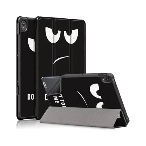 For Lenovo Tab P11 tri-fold leather Tablet Case pad 11 inch TB-J606F Protective sleeve TPU Soft Shell Leather Cover Case