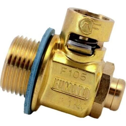 F105S Oil Drain Valve M20-1.5 Threads with Lever Clip for Chevy Luv Isuzu-Porsche Older Honda