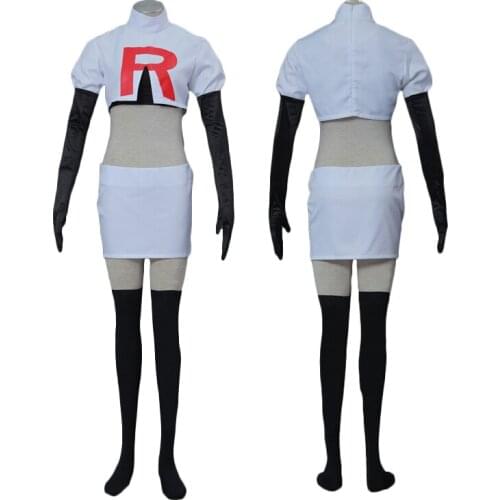 Team Rocket Jessie Musashi James Kojirou cosplay costume Full Set Game Anime Pokemon Go