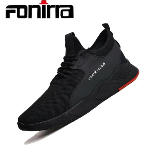 FONIRRA Breathable Comfortable Casual Shoes Men Sneakers Breathable Male Flats Lightweight Men Walking Shoes Footwear 527