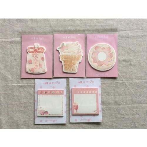 Fruit bread sticky note memo pad(1pack)