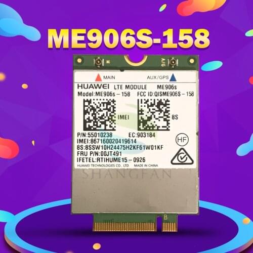 ME906S ME906S-158 FRU: 00JT491 for Thinkpad L460 L560 T460 T460s T460P T560 X260 P50s 3G 4G NGFF WLAN CARD