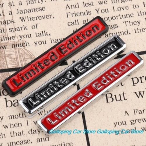 3D Metal Chrome Limited Edition Car Sticker motorcycle stickers Badge Decal Emblem for Honda Suzuki Kawasaki HARLEY