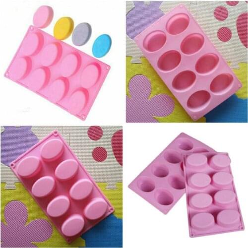 Multi-function Soap Molds Handmade Craft Soap Making Oval Moule Savon Pudding Candy Mold