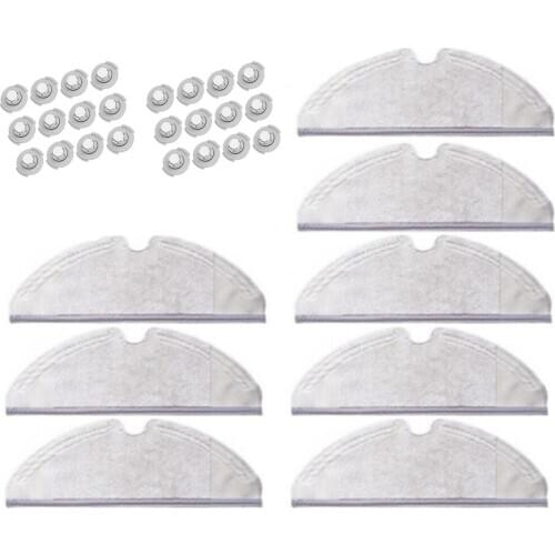 Accessories Kits for Xiaomi Roborock S50 S51 E25 S5 E20 C10 Roborock Robot Vacuum Parts Filter Filter Eements Mop Cloth