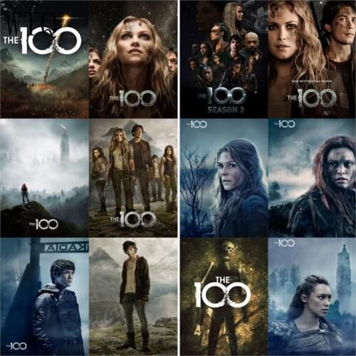 5D DIY Diamond Painting The 100 Season 3 Movie Mosaic Painting Diamond Embroidery Full Square Drill Cross Stitch Kits Hoom Decor