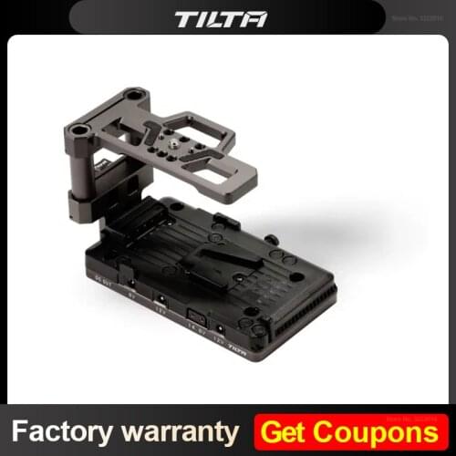 Tiltaing V-Mount Battery Baseplate V2 for BMPCC 4K/6K - Tilta Gray TA-BSP2-V-G