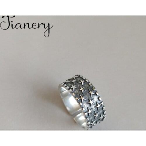 New Charming Star Finger Ring for Women Vintage Boho Knuckle Party Rings Gothic Punk Jewelry Gifts for Girls 2020