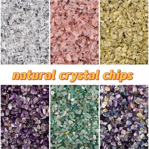 Tumbled Stone Bulk Rock Minerals Clear Quartz Crystal chip for Chakra Healing Crystals and Gemstones