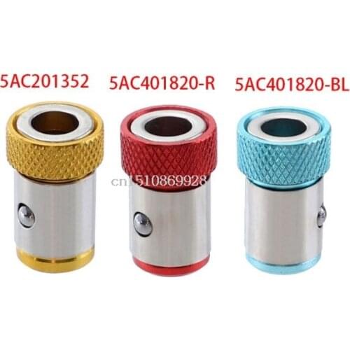 Screwdriver Bits Magnetic Ring 1/4" 6.35mm Metal Strong Magnetizer Screw for Hex
