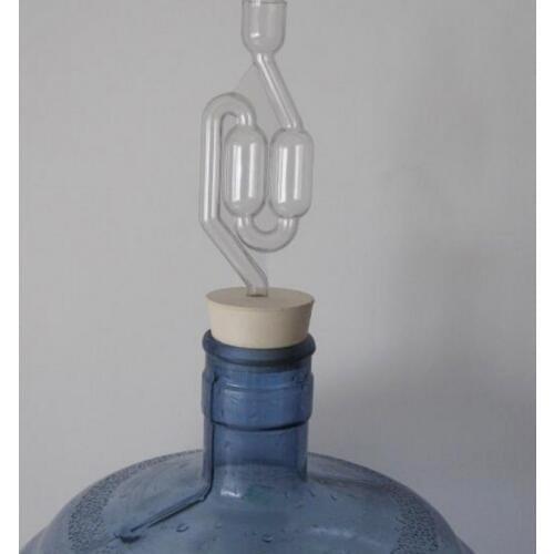 Plastic Creating one way Valve Exhaust Gas Water Sealed Valves Air Lock Moonshine Wine Fermentation Airlock Wine Check Valve