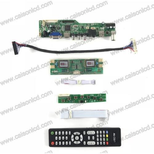 M6-V5.1 VGA AV Audio USB TV LCD Controller Board for 23.6 inch 1920x1080 M236H1-L01 4CCFL LVDS Monitor Kit Easy DIY