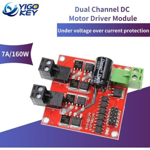 Positive Negative Rotate PWM Regulation Optocoupler Isolation L298 2 Channel CH Dual H-bridge DC Motor Driver Module 7A 160W