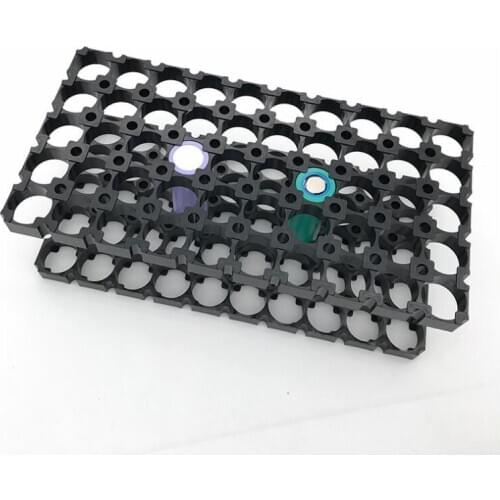 500pcs/lot MasterFire 5*10 Cell 18650 Battery Spacer Radiating Shell Plastic Heat Holder Bracket Batteries Storage Box Brackets