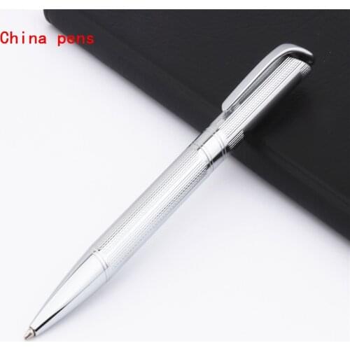 Luxury 719 Platinum Business office Medium nib Ballpoint Pen New Student office stationery