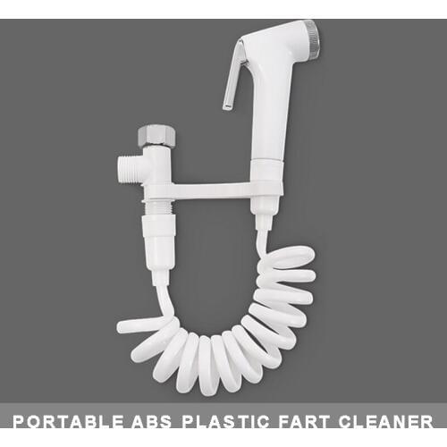 1 Set Handheld Bidet Portable Kit ABS Hygienic Wash Spray Shower Head Self Cleaning for Bath Supplies