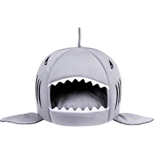 S/M Size Shark Warm Indoor Kitten Dog Cat Pet Sleeping Sofa Bed Puppy Pet House Mat For Dog Cat Cama De Para Cachorro