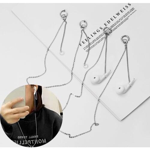 Anti-Lost Ear Clip Drop Earrings Stainless Steel U-shaped Anti-lost Earrings Bluetooth Earphone Accessoires Unisex Ear Clip