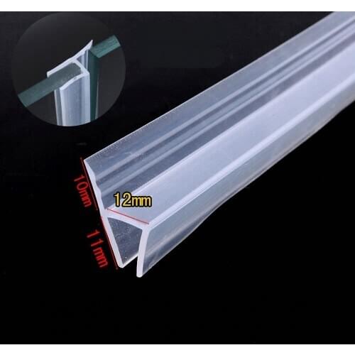 12mm Thick Glass Silicone Seals Strip Shower Stall Door Window Balcony Seals odd