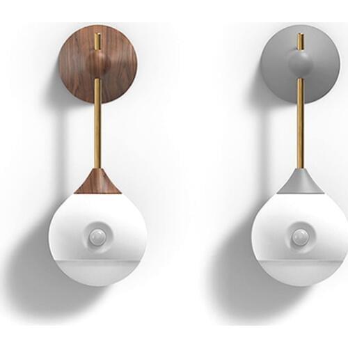 Sothing Sunny Motion Sensor Night Light USB Rechargeable Smart Sensor Light Night Lamp Auto on off For Kids Bedroom Bedside Lamp