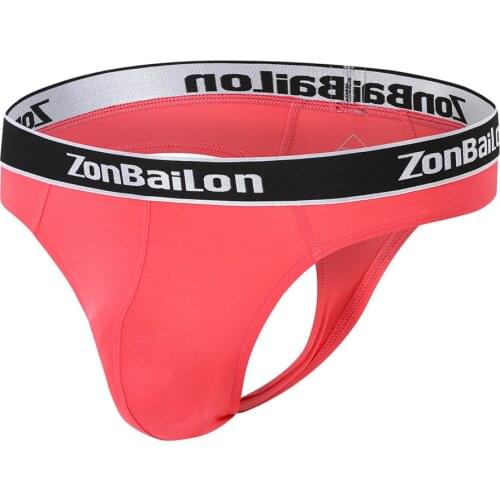 Mens G-String Gay Underwear Bamboo Breathable Mens Bikini U Pouch Thong Tanga Sexy T-Back for Man Size M L XL XXL