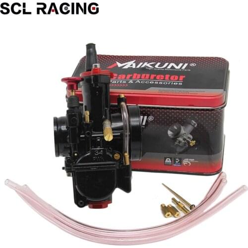 Alconstar Universal Motorcycle Motorbike 21 24 26 28 30 32 34mm Scooters Mikuni Carburetor With Power Jet Moto Accessories