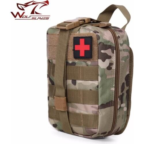 2017 New Arrival! The First Aid Bag Military Waist Pack Outdoor Survival Kit Patch of Emergency Camping Hunt 5 Colors Package