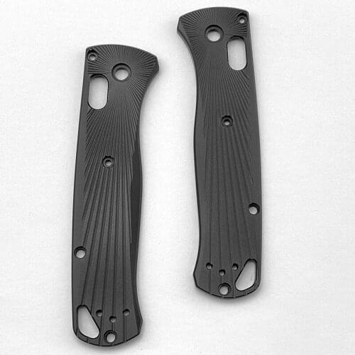 1 Pair Aluminum Alloy Made DIY Handle Scales for Benchmade Bugout 535