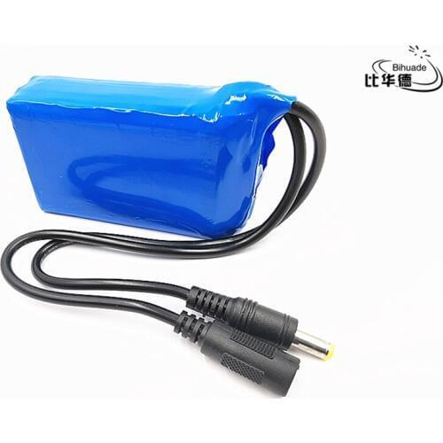 1pcs/lot 12V 5000mah lithium battery Rechargeable DC battery polymer batteria For monitor motor LED light outdoor spare Battery