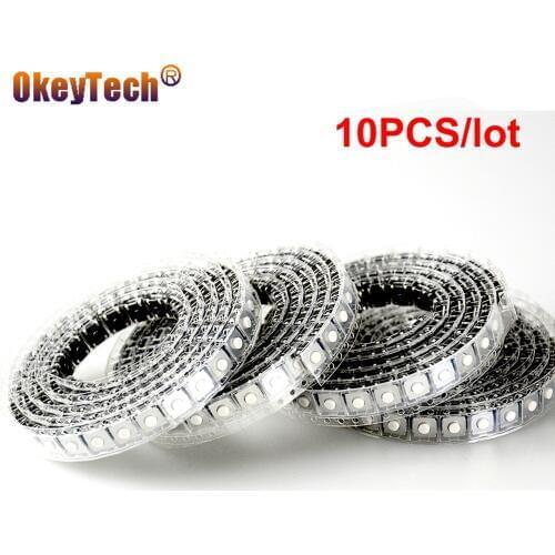 OkeyTech 10 Pices Car Key Switch Remote Control Key Touch Switch Micro Switch For Hyundai Nissan Honda VW Toyota Kia Peugeot