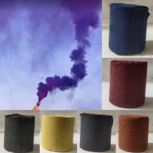 2021 Colorful Smoke Cake Pills Show Smoke Bomb Divine Wedding Halloween Photography Aid Decoration Tool Props Party Supplies 4PC