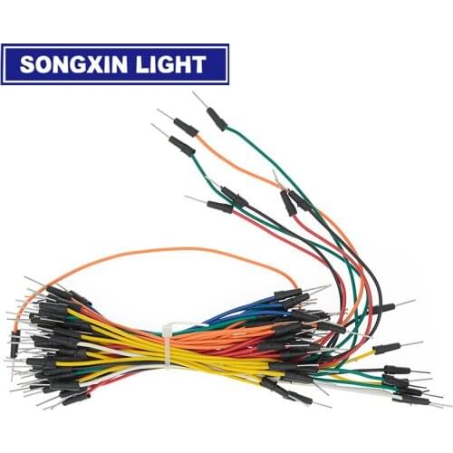 65pcs Jump Wire Cable Male to Male Jumper Wire for Arduino Breadboard